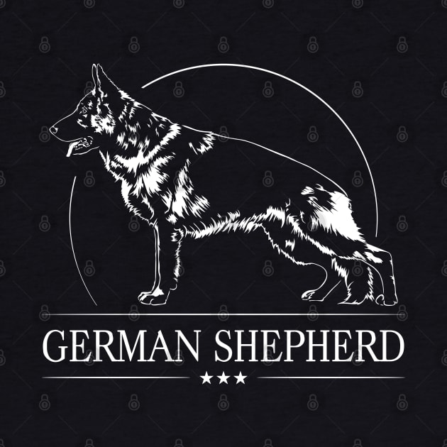 German Shepherd Dog K9 portrait by wilsigns